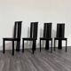 Set 4 Sedie Da Pranzo Postmoderne Design Anni ‘80 Modernariato