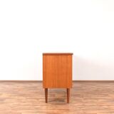 Buffet en teck peint à la main de style Op-Art du milieu du siècle par Gustav Bahus, années 1960