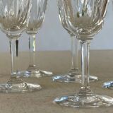 6 Saint Louis liqueur glasses 1950