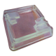 Vernox art-deco opalescent glass ashtray by Sabino
