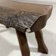 Petite table d'appoint rectangulaire brutaliste pour plantes, années 1960-70