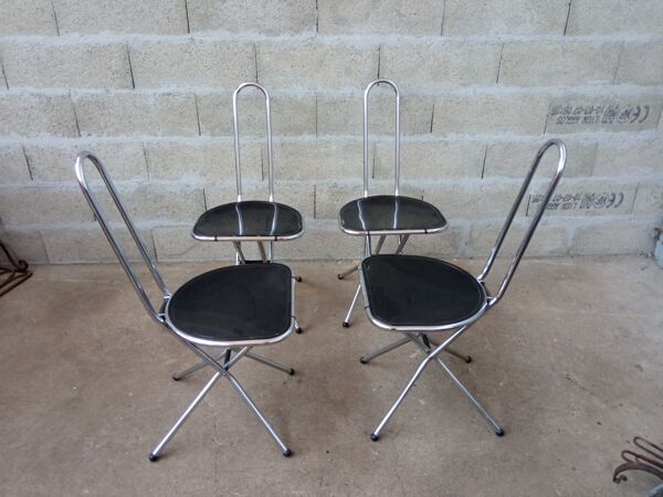 Set de 4 chaises pliantes de Niels Gammelgaard pour Ikea