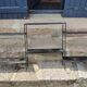 Vintage string wall shelf from the 60s in metal