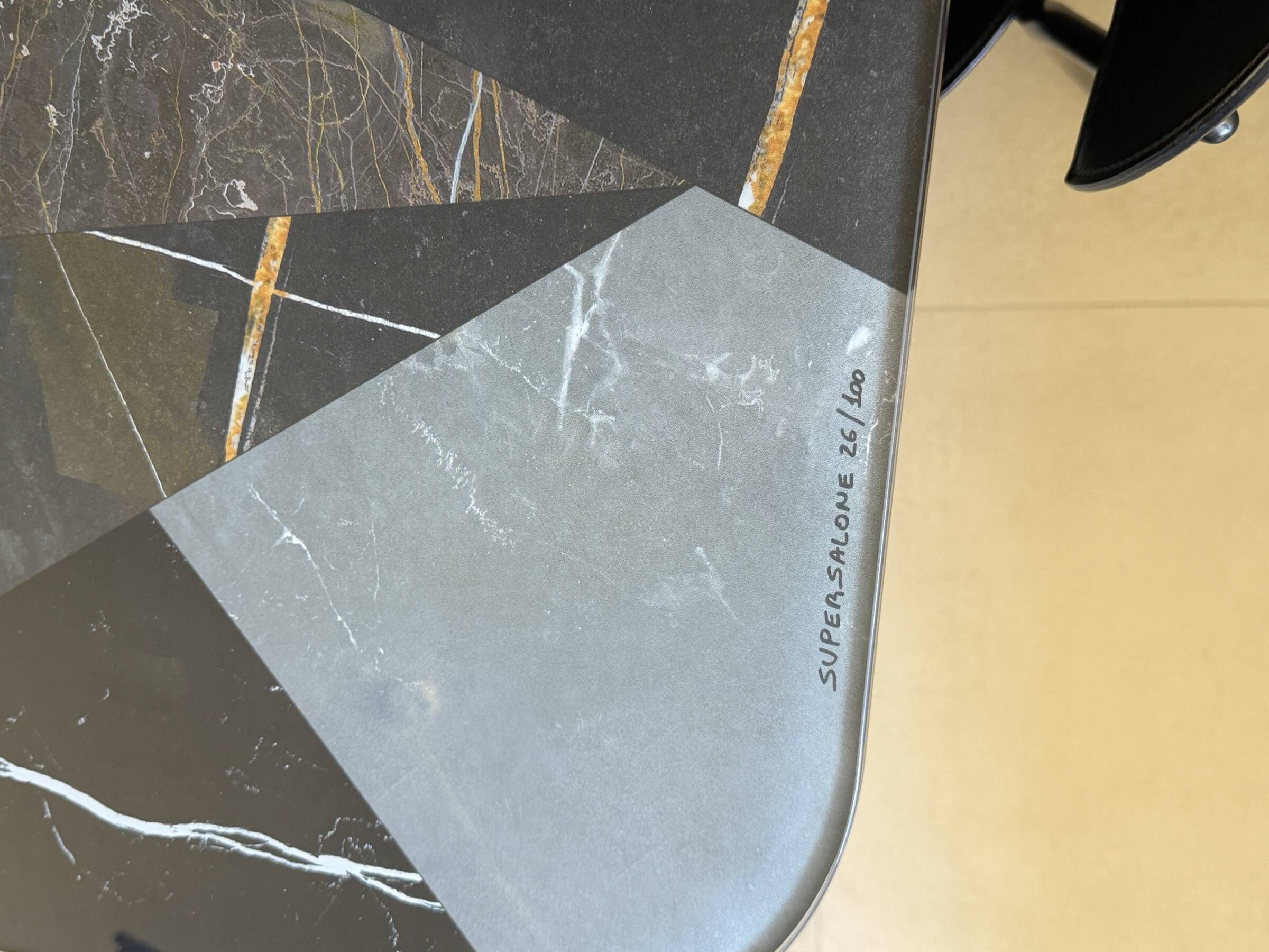 Lago table Meet XGlass SuperSalone numbered 26/100