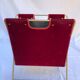 Review door in leather and velvet