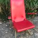 Fauteuil inclinable vintage en skaï