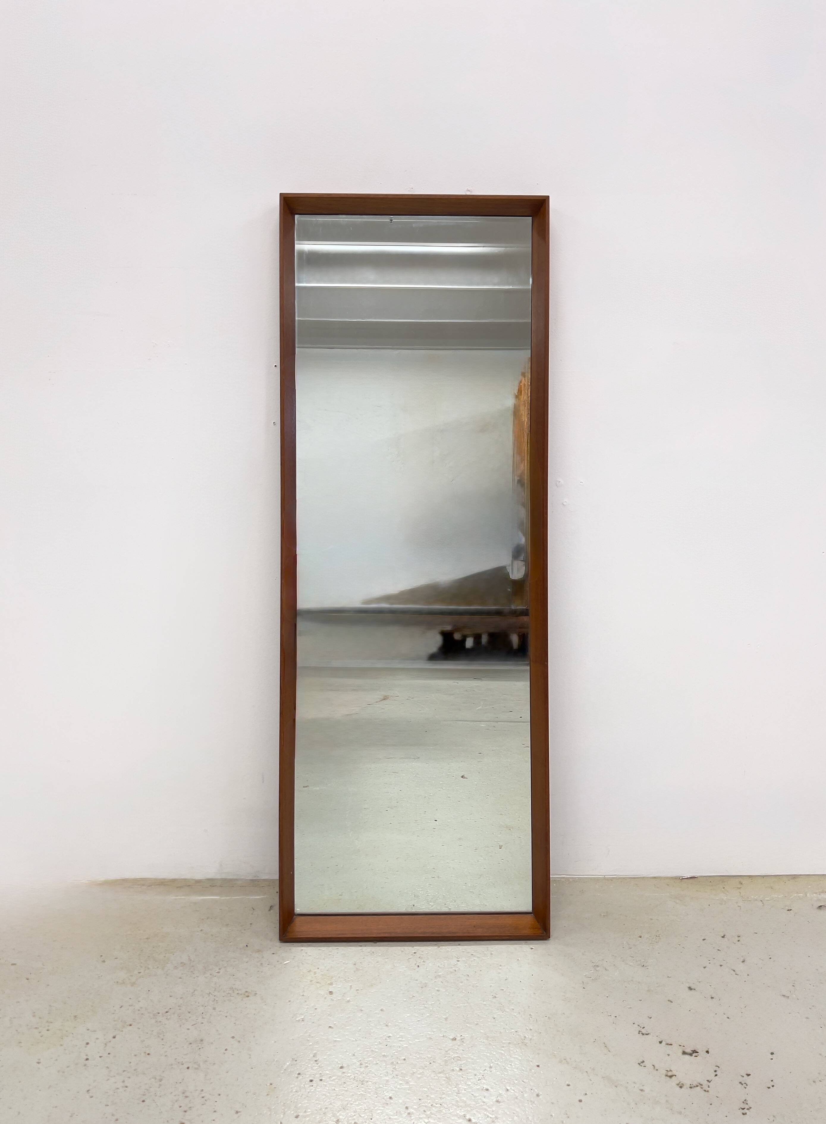 Long Teak Mirror, Aarhus Glasimport, nr. 341