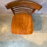 Set of 6 wooden bar chairs