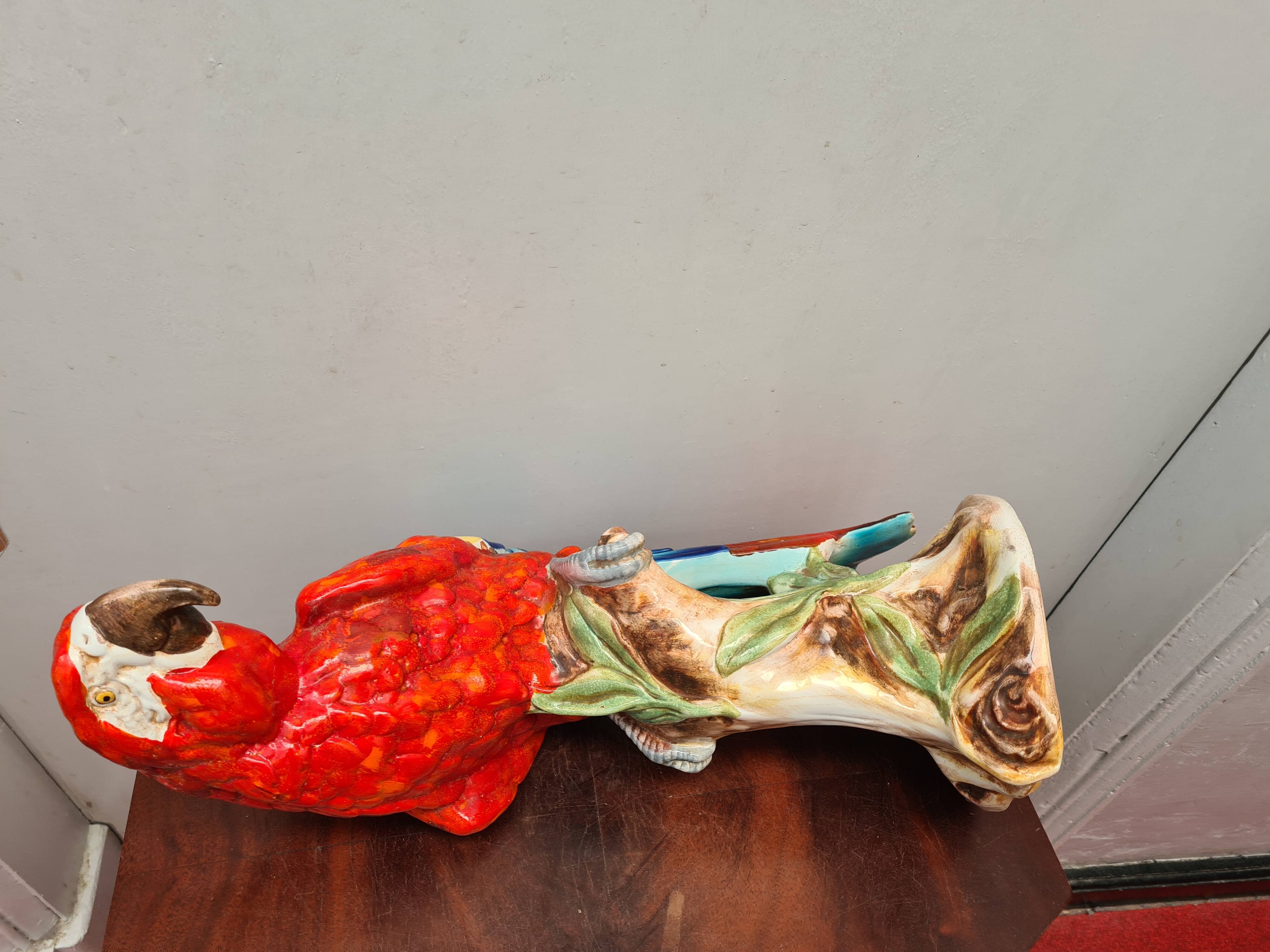 Ceramic Parrot/Life Size