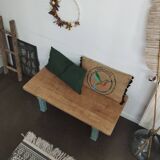 Small solid wood bench/coffee table