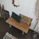 Small solid wood bench/coffee table