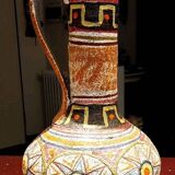 Large glazed ceramic vase from the 60s/70s, Italian design Mamma Ró Lucca.