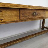 Oak farmhouse table