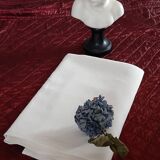 Square linen tablecloth