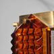 Wiktor Berndt Mid-Century Crystal And Brass Ceiling Light, For Flygsfors, Sweden