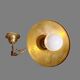 Vintage style suspension Marine & Bistrot in patinated brass – 1960s/70s