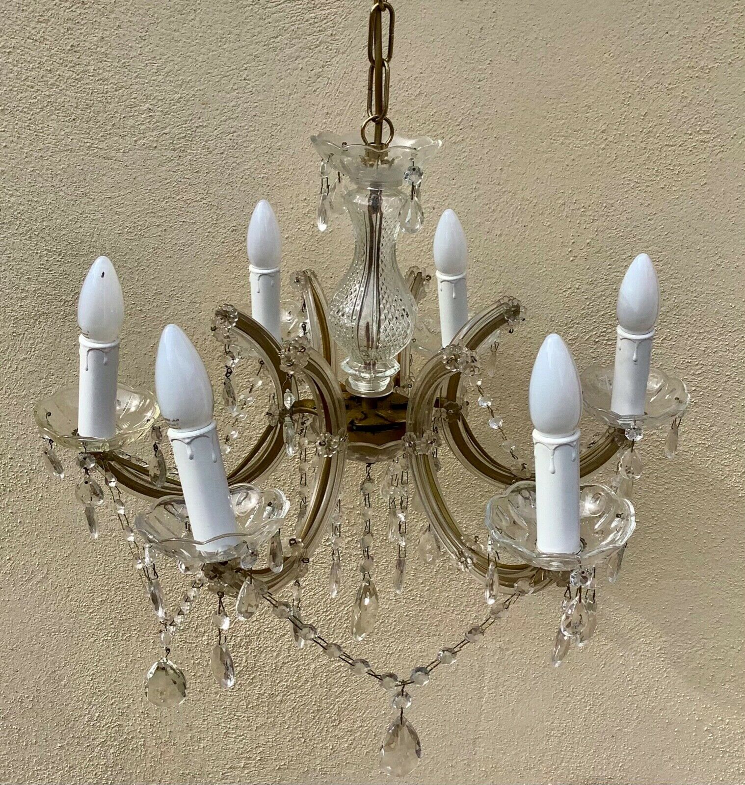 Lustre 6 branches art deco