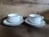 2 tasses et soucoupes bistrot Apilco modèle Flora