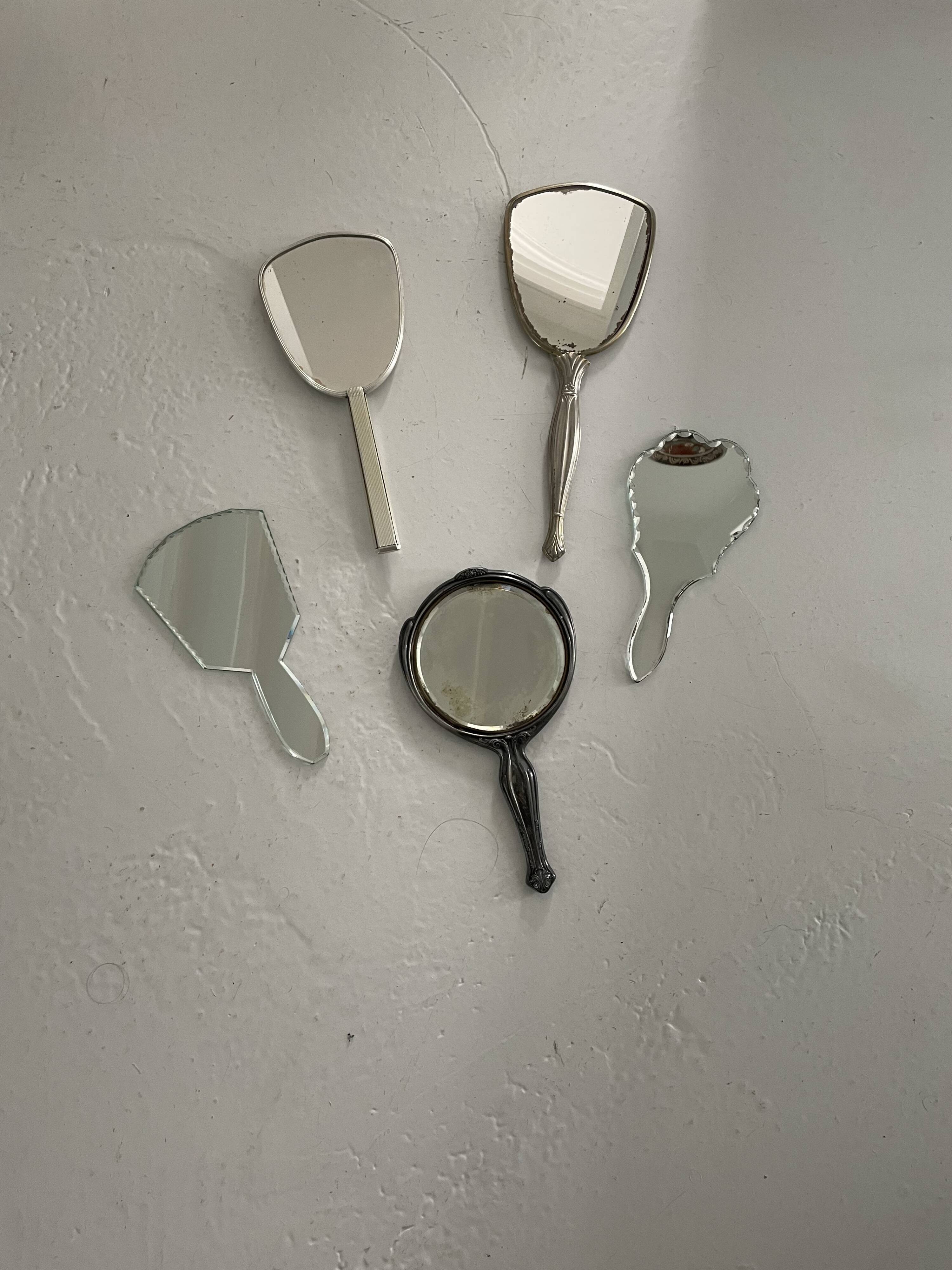 Lot de 5 miroirs à main