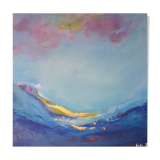 Original signed painting with certificate: marine painting