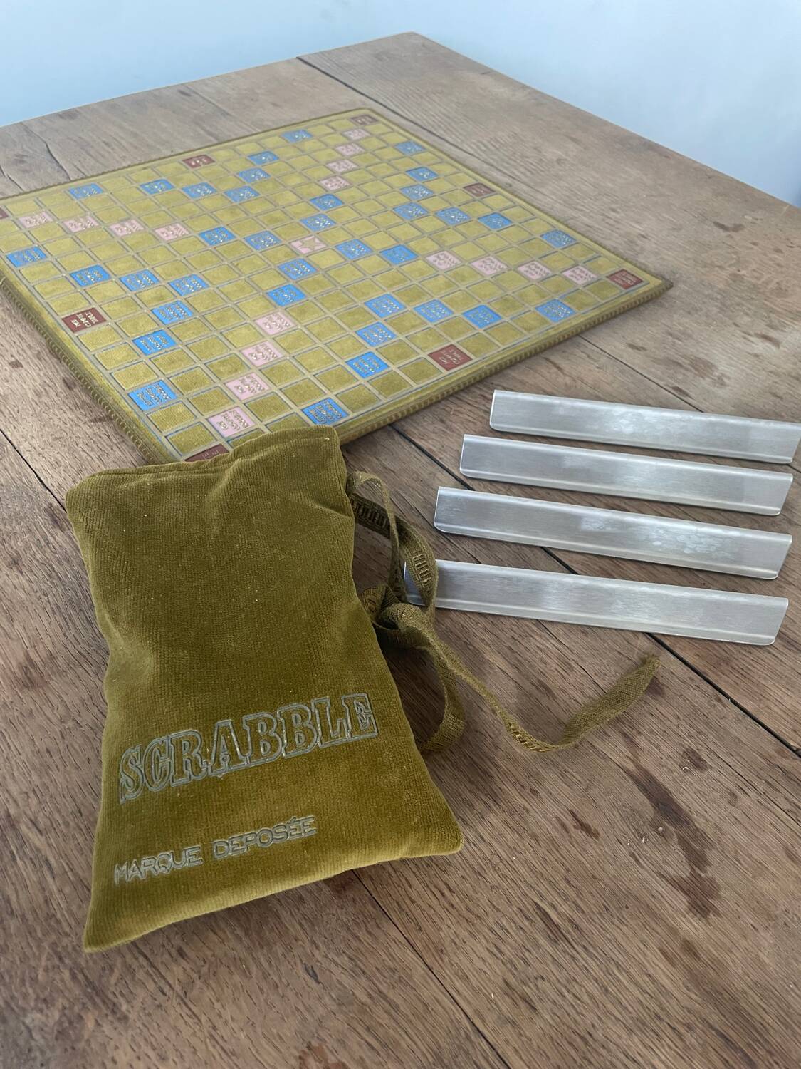 Scrabble en velours par Smir, édition limitée