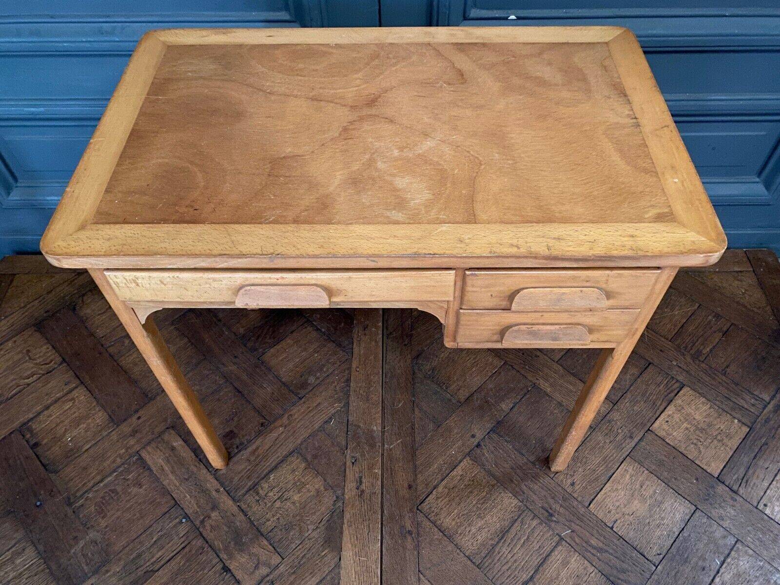 Small children's desk Forbo French design three drawers 1960