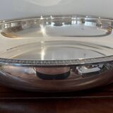 Shallow dish / vegetable dish Christofle Gallia – model Pearls, silver-plated metal
