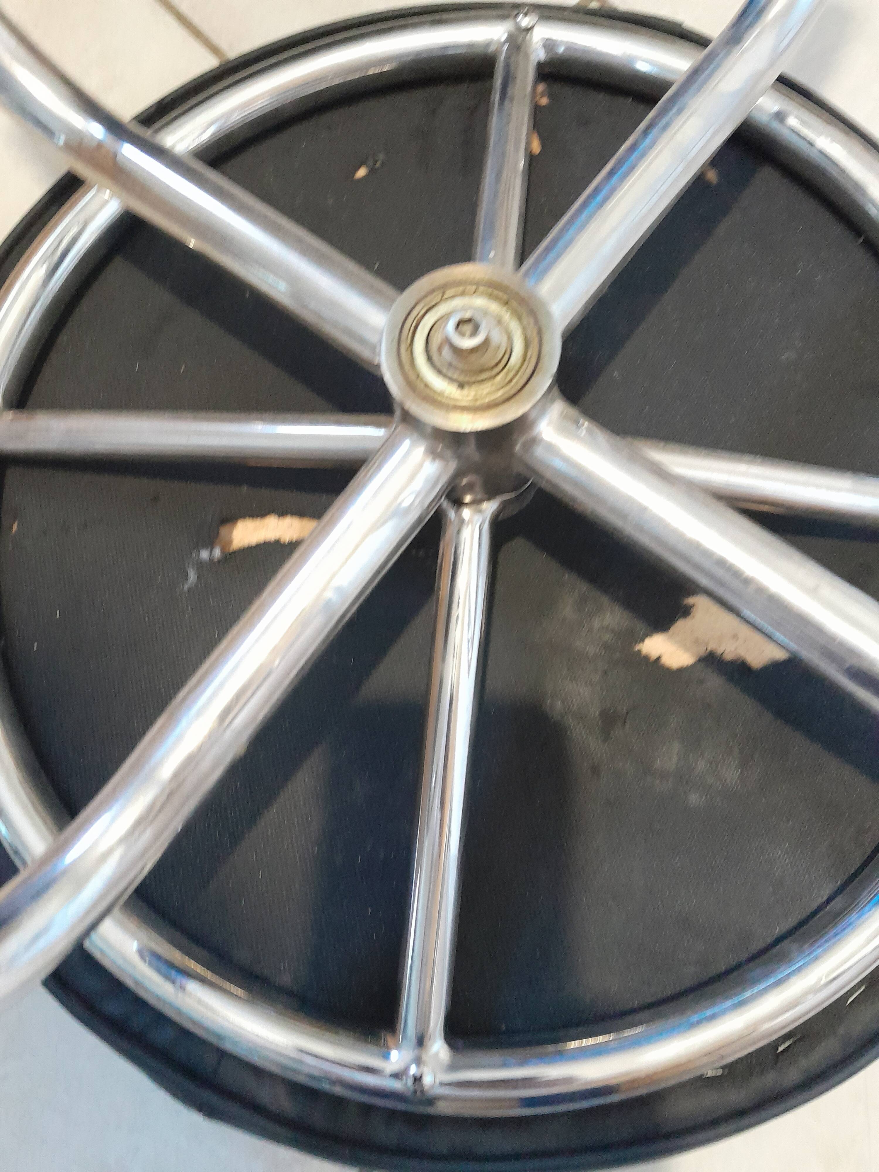 Vintage designer swivel stool from the 70s 80s