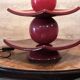 Lampe postmoderne Pagode XXL Drimmer en céramique rouge, 1980