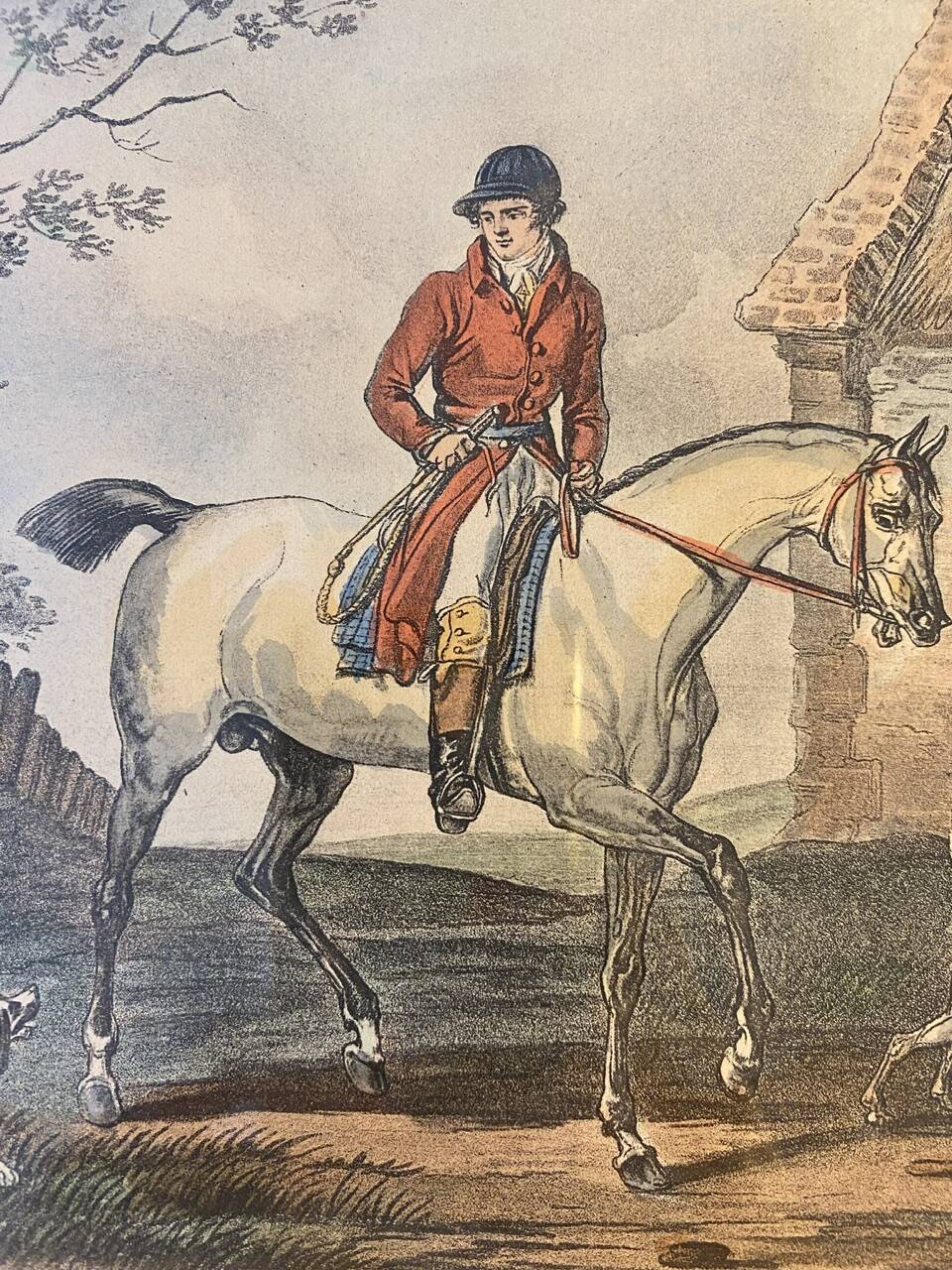 Old engraving, The Hunter after Carle Vernet 20th century