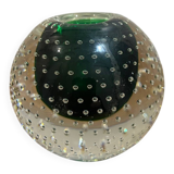 Murano bubble crystal candlestick