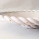 Grand plat spirale Malicorne blanc