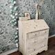 Commode anglaise surmontée d’un secrétaire à pente