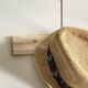 ANTIQUE SCHOOL COAT RACK White Wood