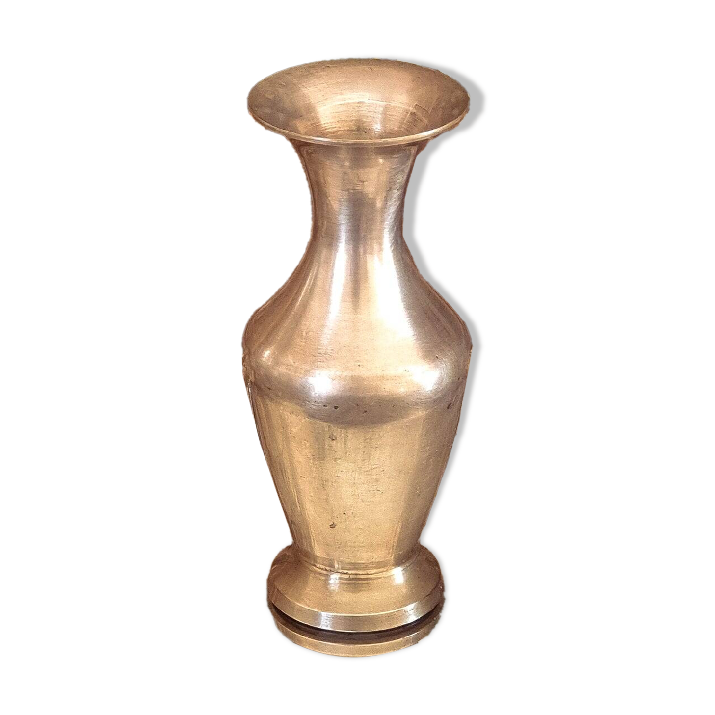 Brass soliflore vase