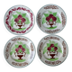 4 Sarreguemines flat plates from the 1900s