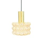 Mid-Century Space Age Bubble Glass Ceiling Light by H. Tynell for Limburg