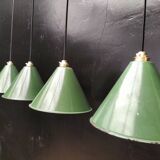 Enamelled sheet metal cone suspensions