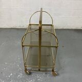 Vintage rolling golden folding service