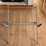 Rattan tray folding table