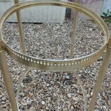 Old vintage rolling serving table