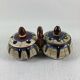 Saleron Double Covered Salt and Pepper Terracotta Glazed Bulgarian Monas