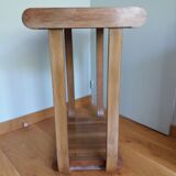 Art Deco curved wood console