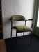 Fauteuil métal et tissu