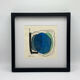 Original Abstract Drawing Framed 33x33 cm