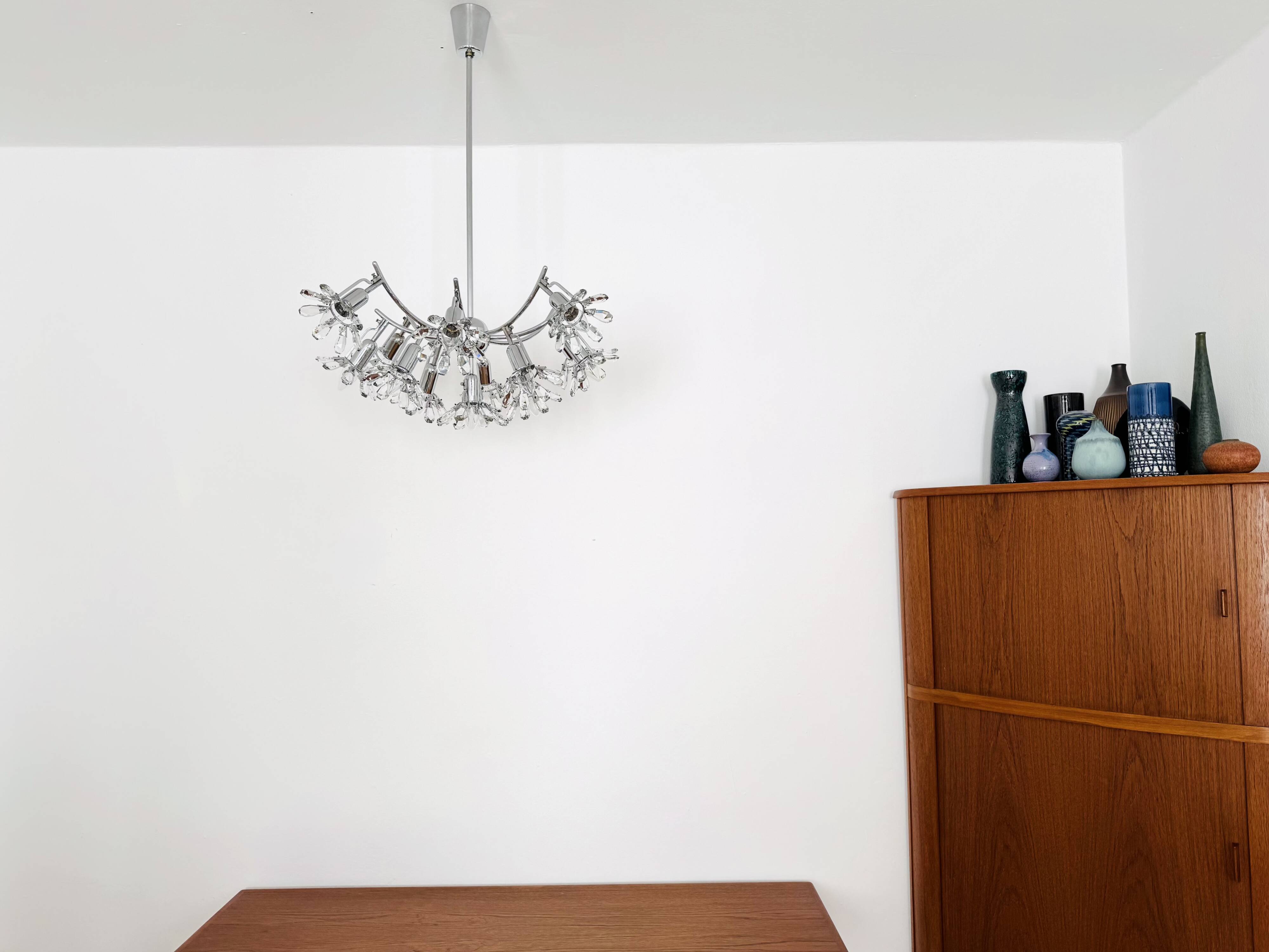 Crystal Glass Chandelier by Bakalowits