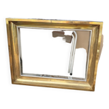 Brass frame fireplace