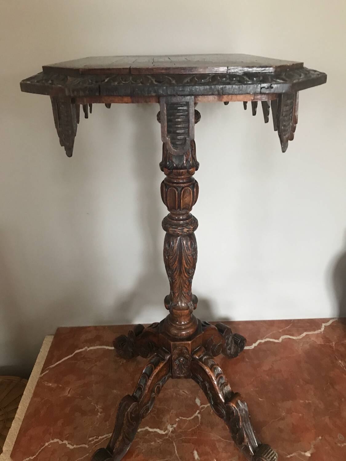 Very beautiful neo-Gothic bench