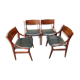 4 chaises en palissandre de Vestervig Eriksen