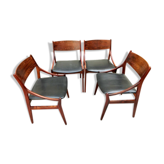 4 rosewood chairs  Vestervig Eriksen